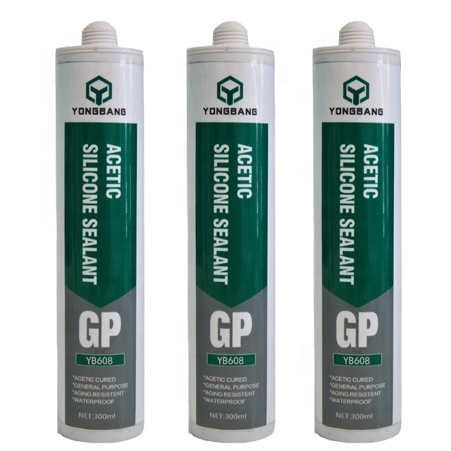 280ml Gp Acetic Silicone Sealant 608 Glass Silicone Sealant Silicone Sealant Caulk